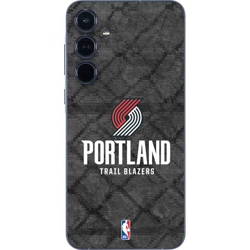 NBA Portland Trail Blazers Dark Rust Galaxy A35 5G Skin